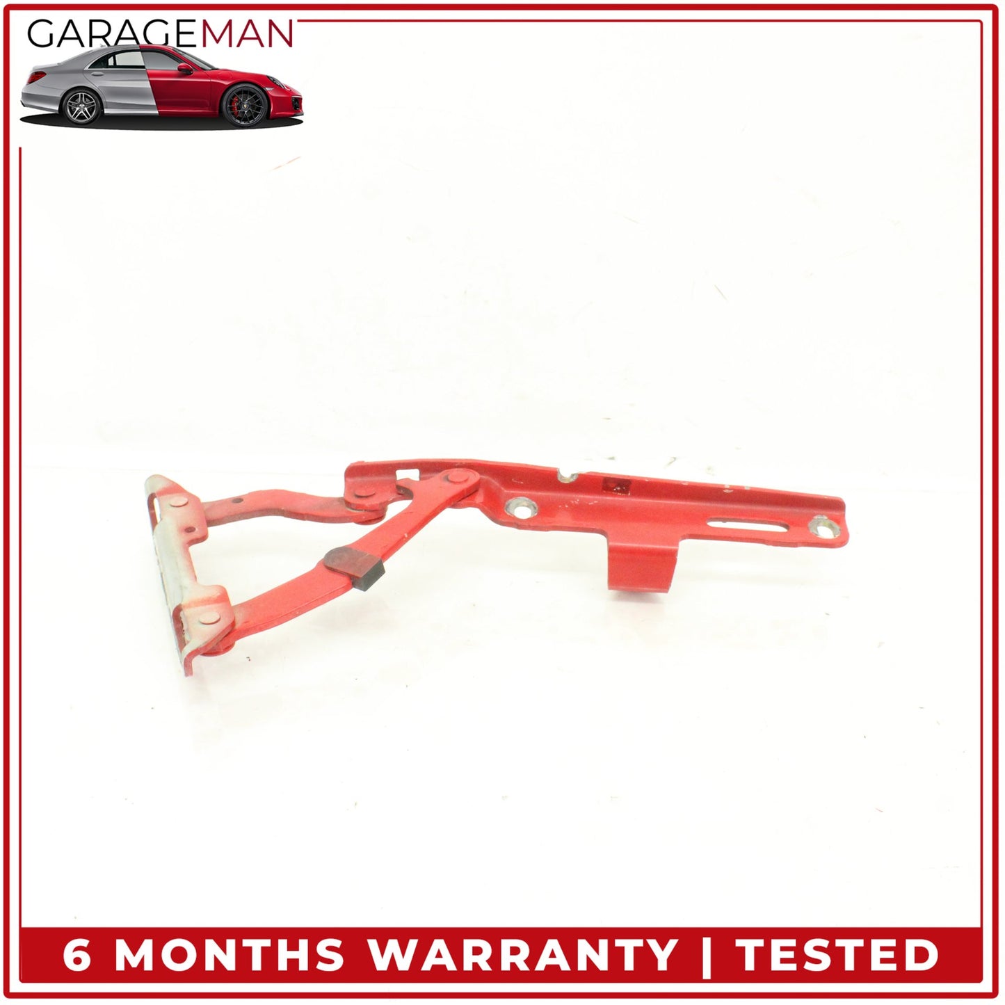 1999-2005 Porsche 911 996 Rear Left and Right Side Trunk Lid Hinge Set Red OEM