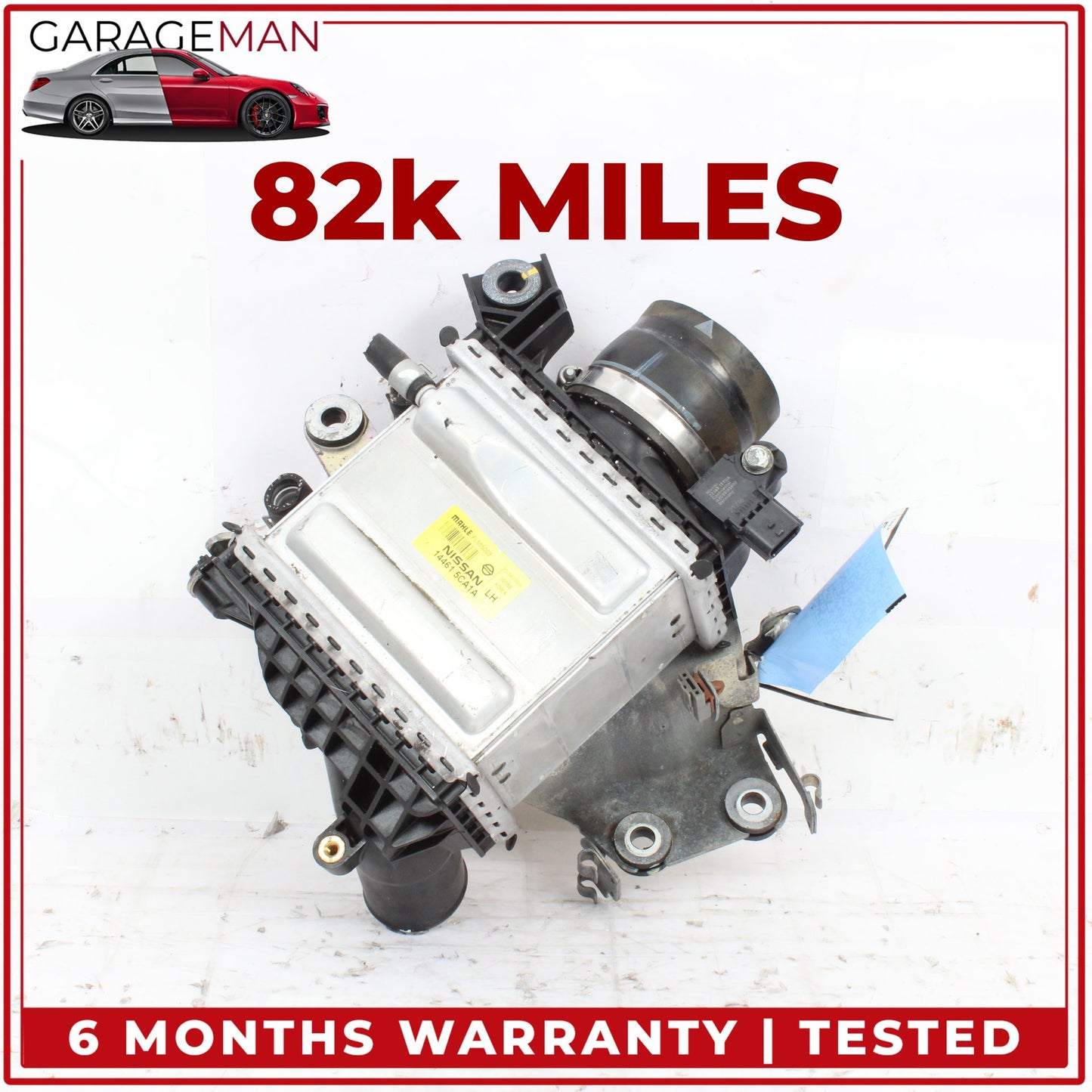 2016-2018 Infiniti Q50 Q60 Left Side Turbocharger Intercooler 144615CA1A OEM