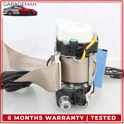 2010-2016 Porsche Panamera 970 Front Right Passenger Side Seat Belt Beige OEM