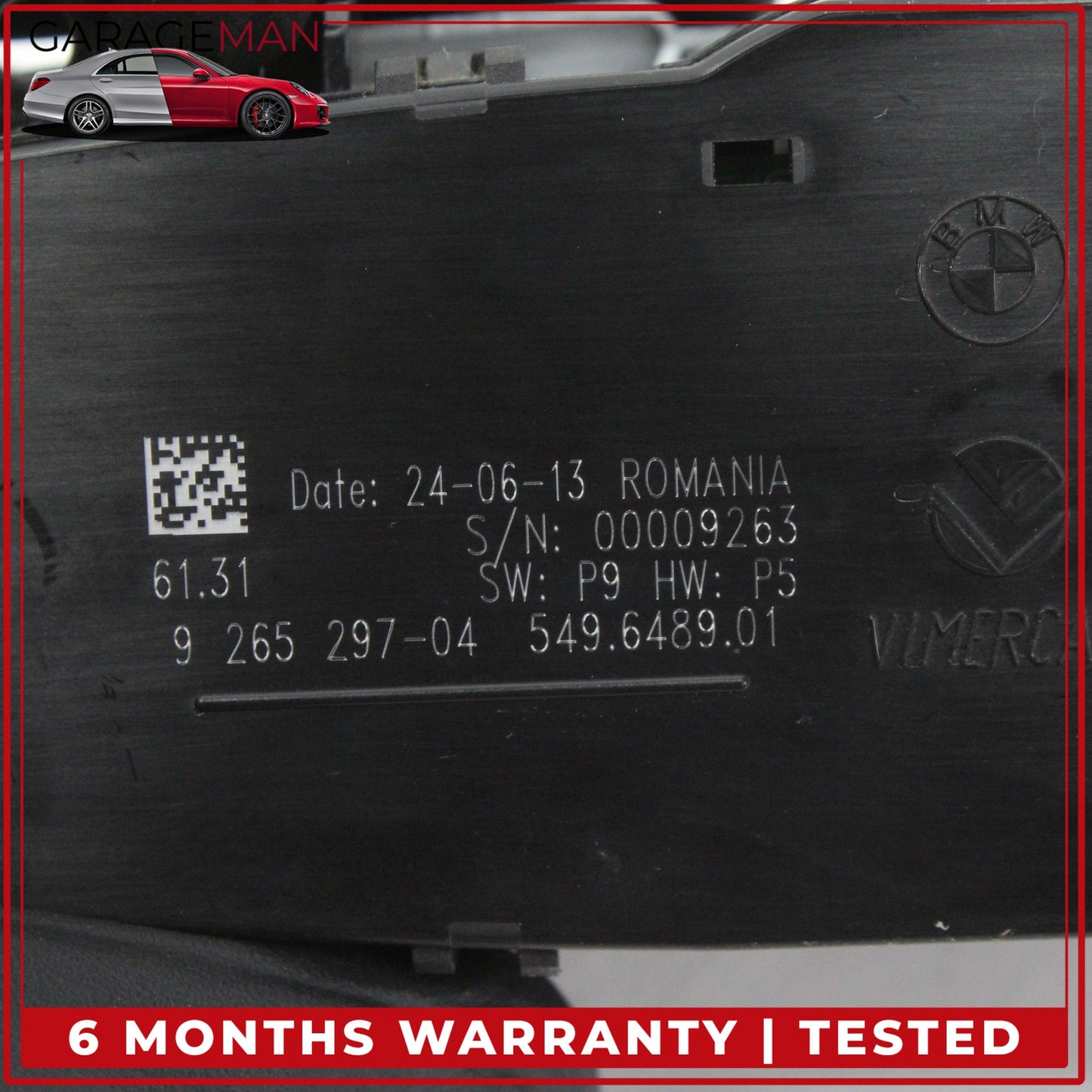 2012-2018 BMW 328d Headlight Fog Light Switch Control Module 9265297