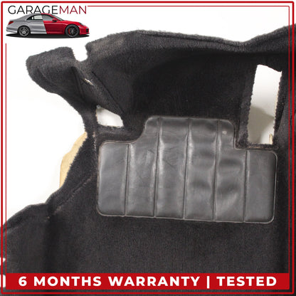 1999-2004 Porsche 911 Carrera Coupe Front and Rear Floor Carpet Trim Black OEM
