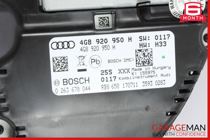 2012-2015 Audi A6 C7 Sedan Speedometer Instrument Cluster Gauge 4G8920950 OEM