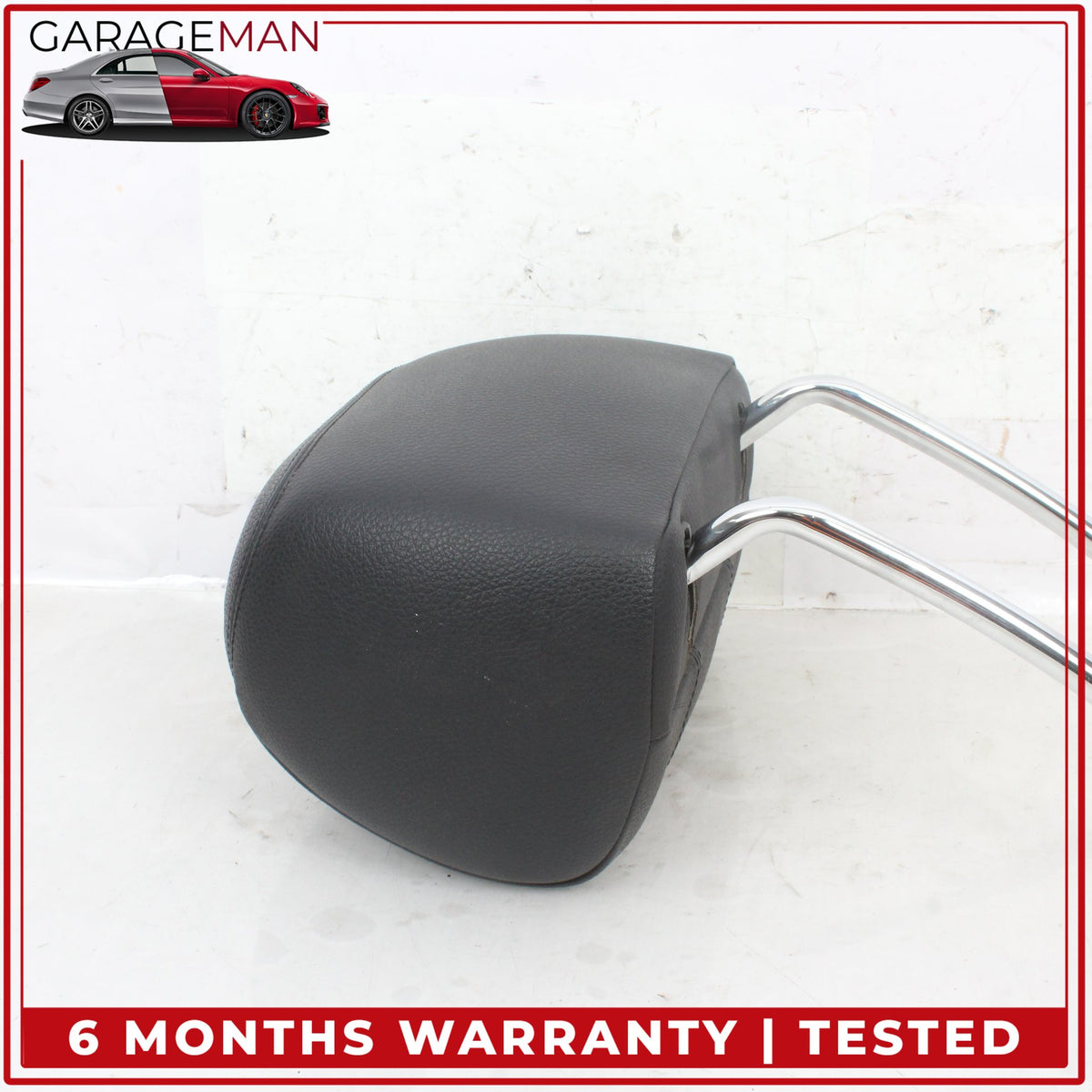 2012-2019 BMW 640i F12 Front Left and Right Side Seat Headrest Set Black OEM