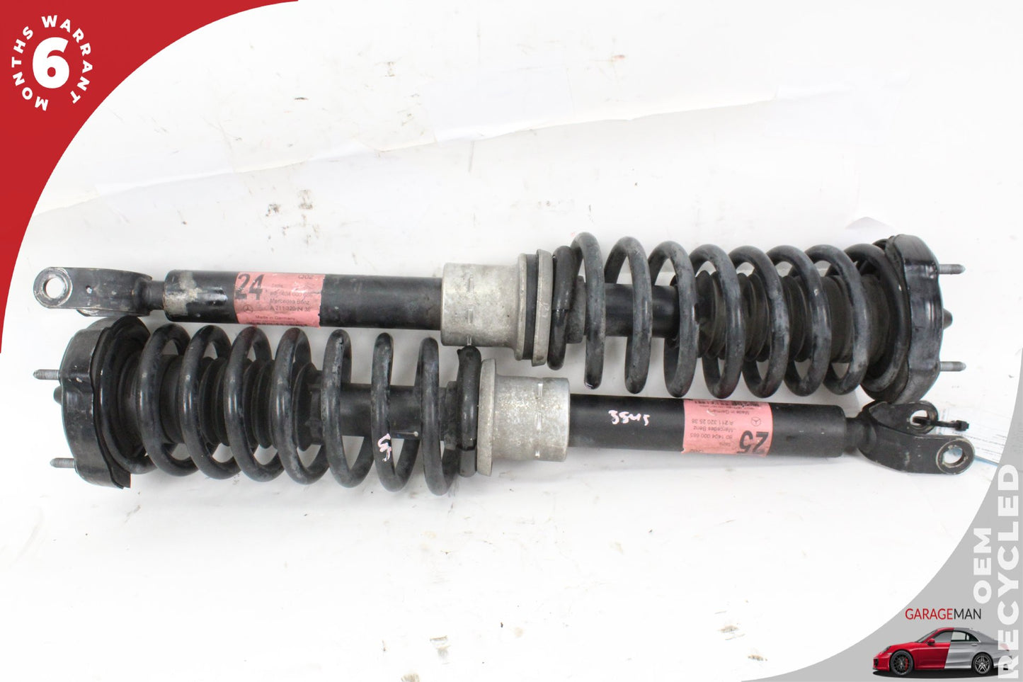 2003-2009 Mercedes W211 E500 Front Left and Right Shock Strut 2113202438 OEM