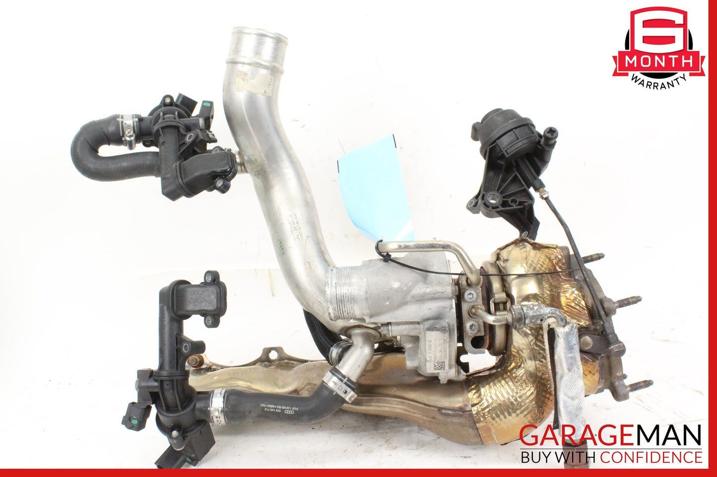 2013-2018 Audi S7 S6 A8 Quattro Left Side Turbocharger Manifold 079145703E OEM