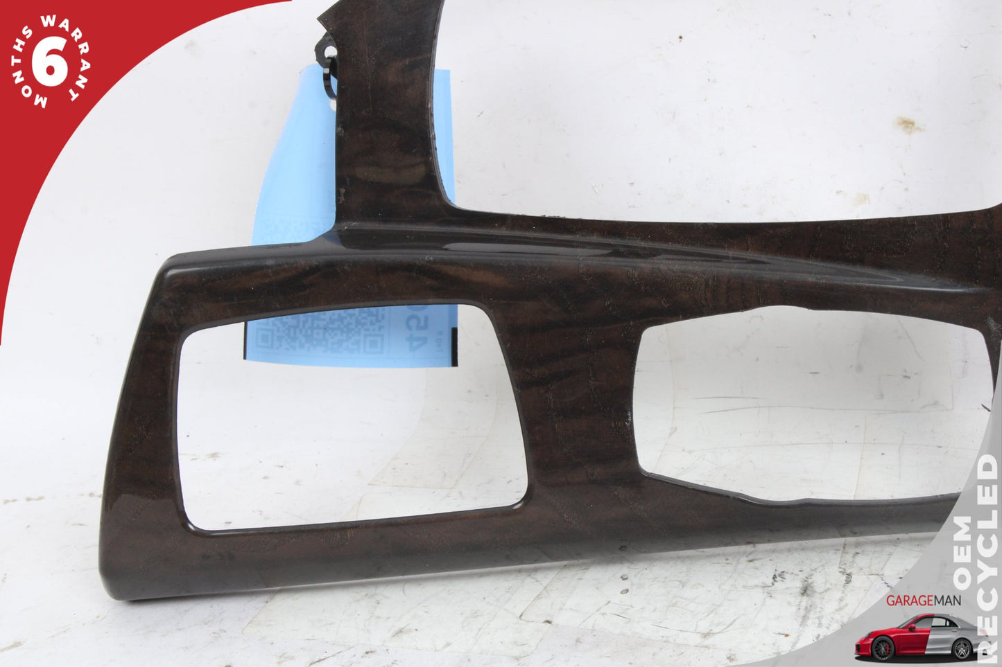 2011-2016 BMW 528i F10 Center Console Shifter Wood Trim Cover Panel 9206389 OEM