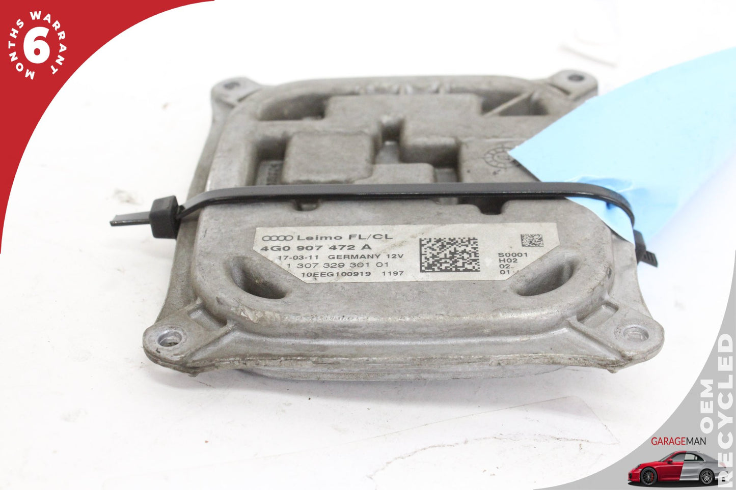 2012-2015 Audi A7 S7 LED Headlight Lamp Ballast Control Module 4G0907472A OEM