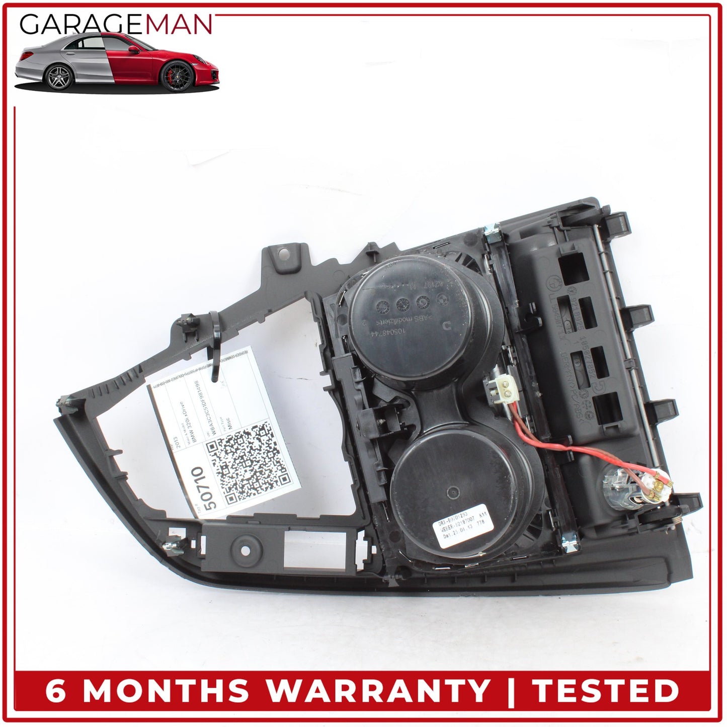 2012-2018 BMW 320i xDrive Front Center Console Dual Cup Holder w/ Ash Tray OEM