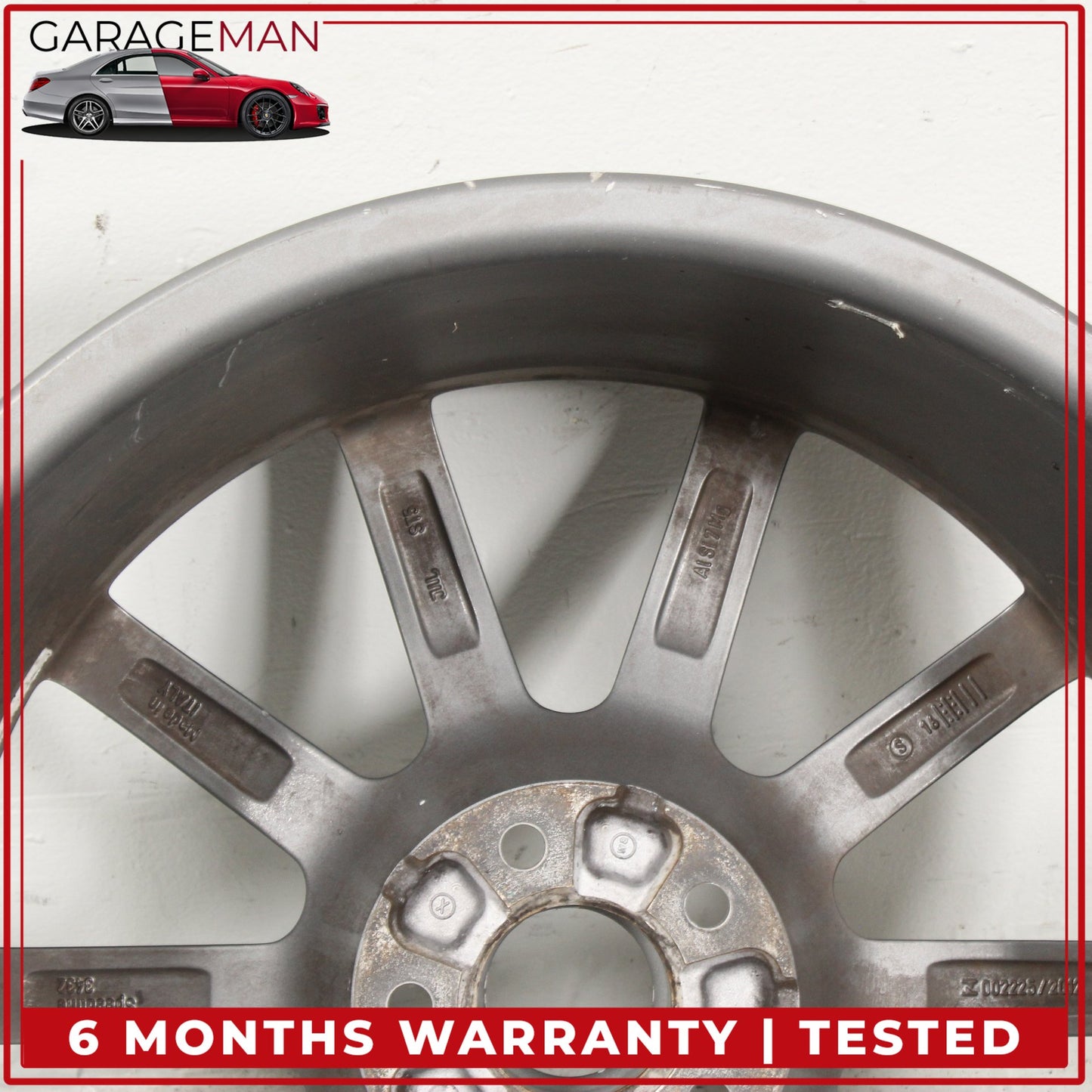 2016-2018 Audi A6 S6 Front or Rear Wheel Rim 8.5JX19 H2 ET43 4G9601025H OEM