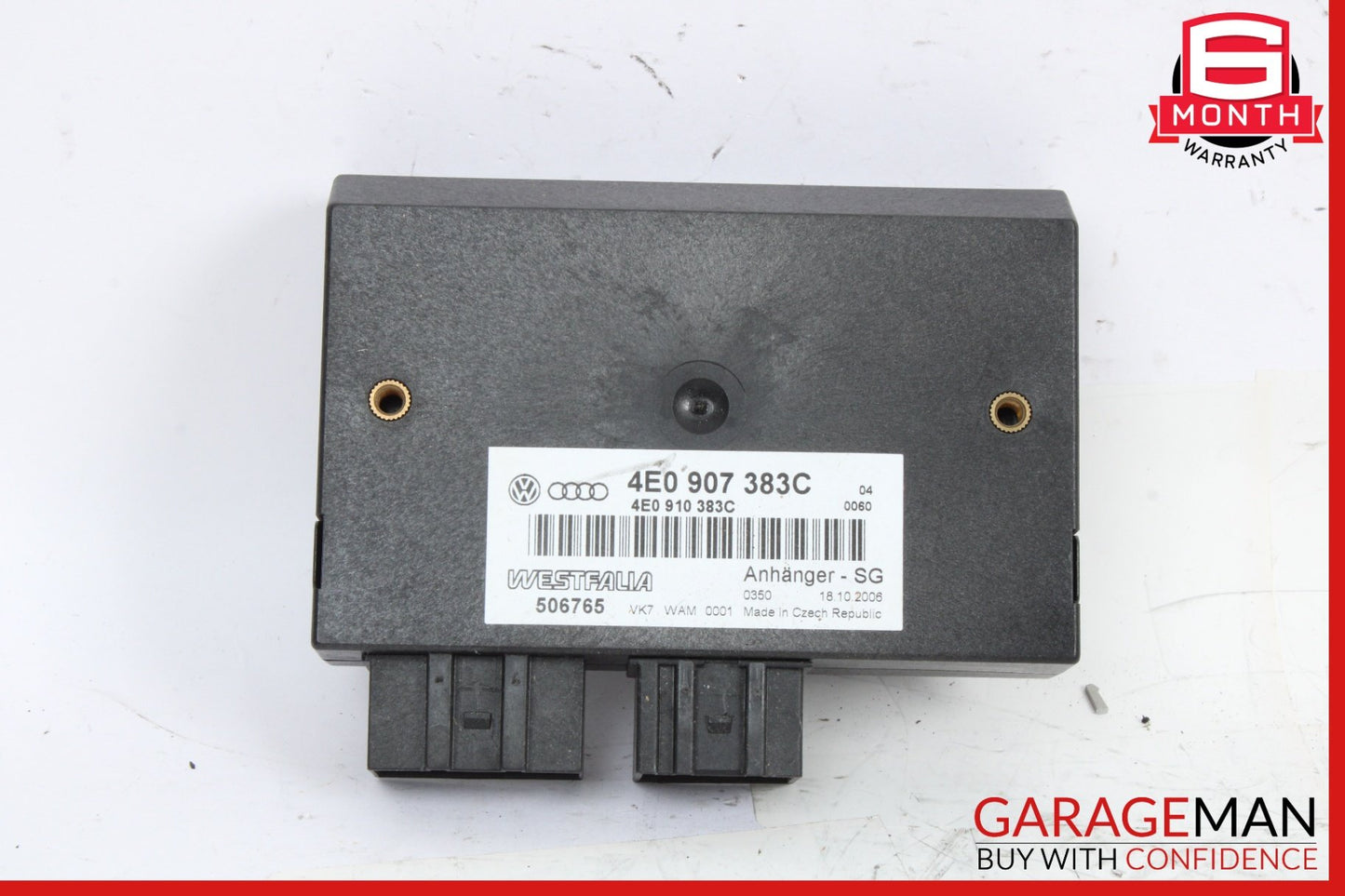 2007-2015 Audi Q7 Tow Hitch Control Module 4E0907383C Genuine OEM