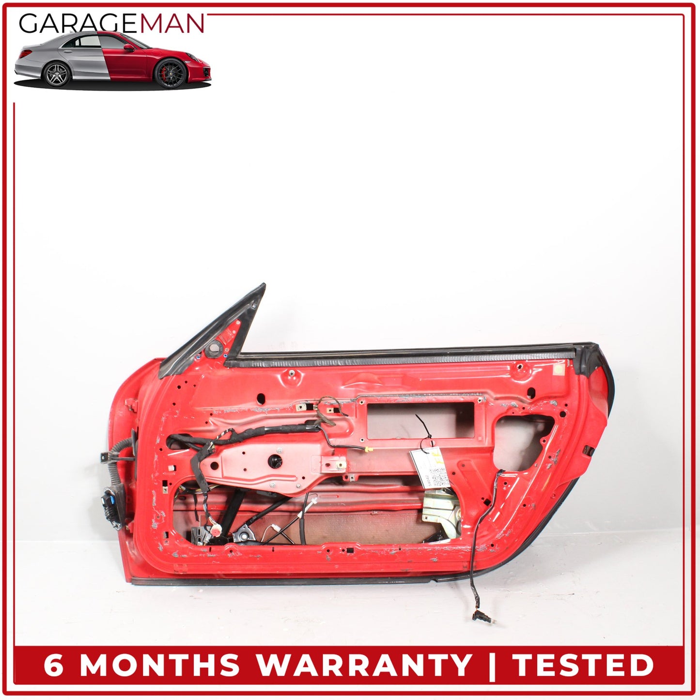 1997-2005 Porsche 911 996 Front Right Side Door Shell Red 99653101204 OEM