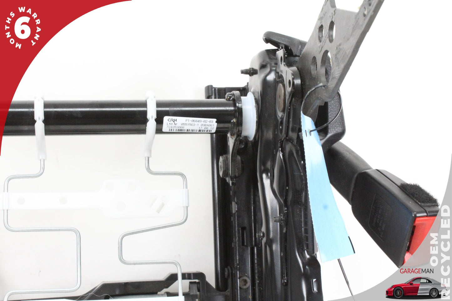 2012-2020 BMW 430i F36 Front Right Side Seat Track Rail Frame w/ Motor & Buckle