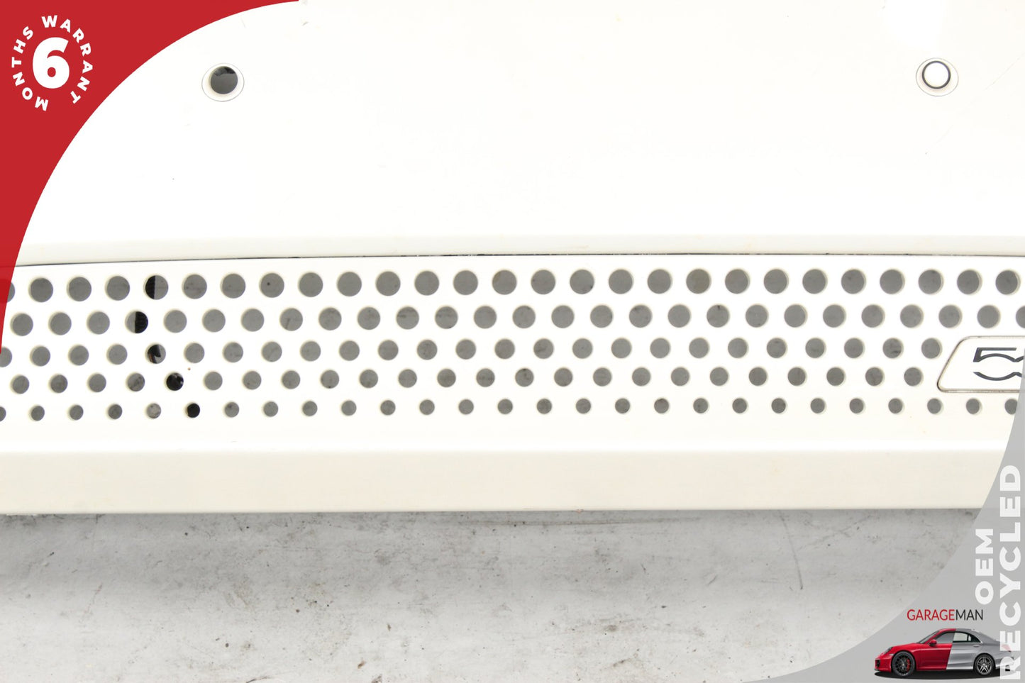 2013-2017 Fiat 500e Hatchback Rear Bumper Cover White 55110701 OEM