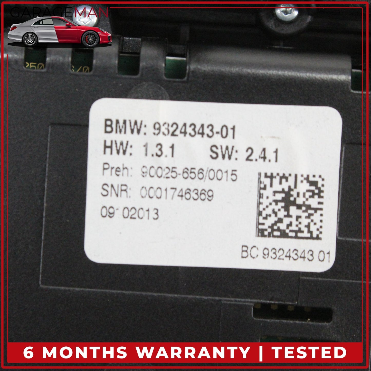 2012-2018 BMW 650i A/C AC Temperature Climate Control Panel w/ Radio Switch OEM