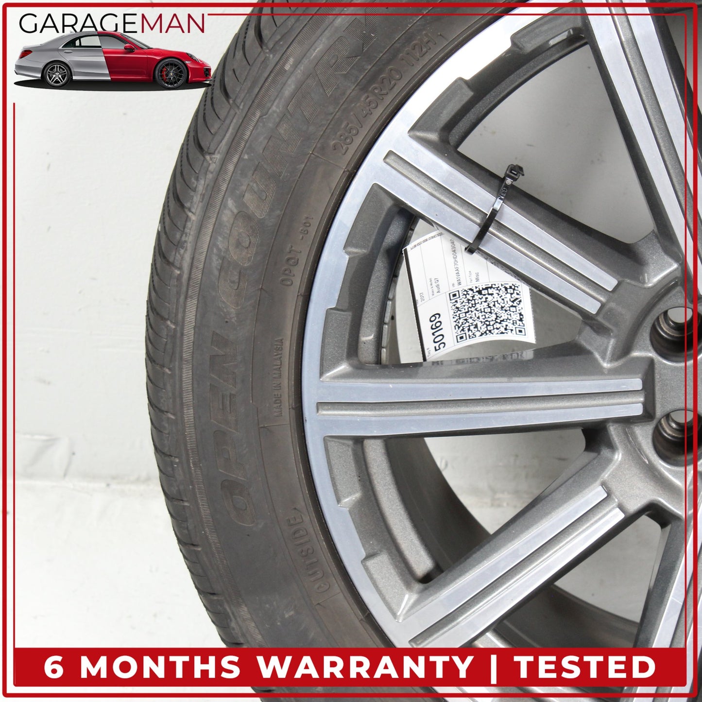 2017-2025 Audi Q7 SQ7 10 Spoke Wheel Rim w/ Tire 9JX20H2 ET33 4M0601025AD OEM