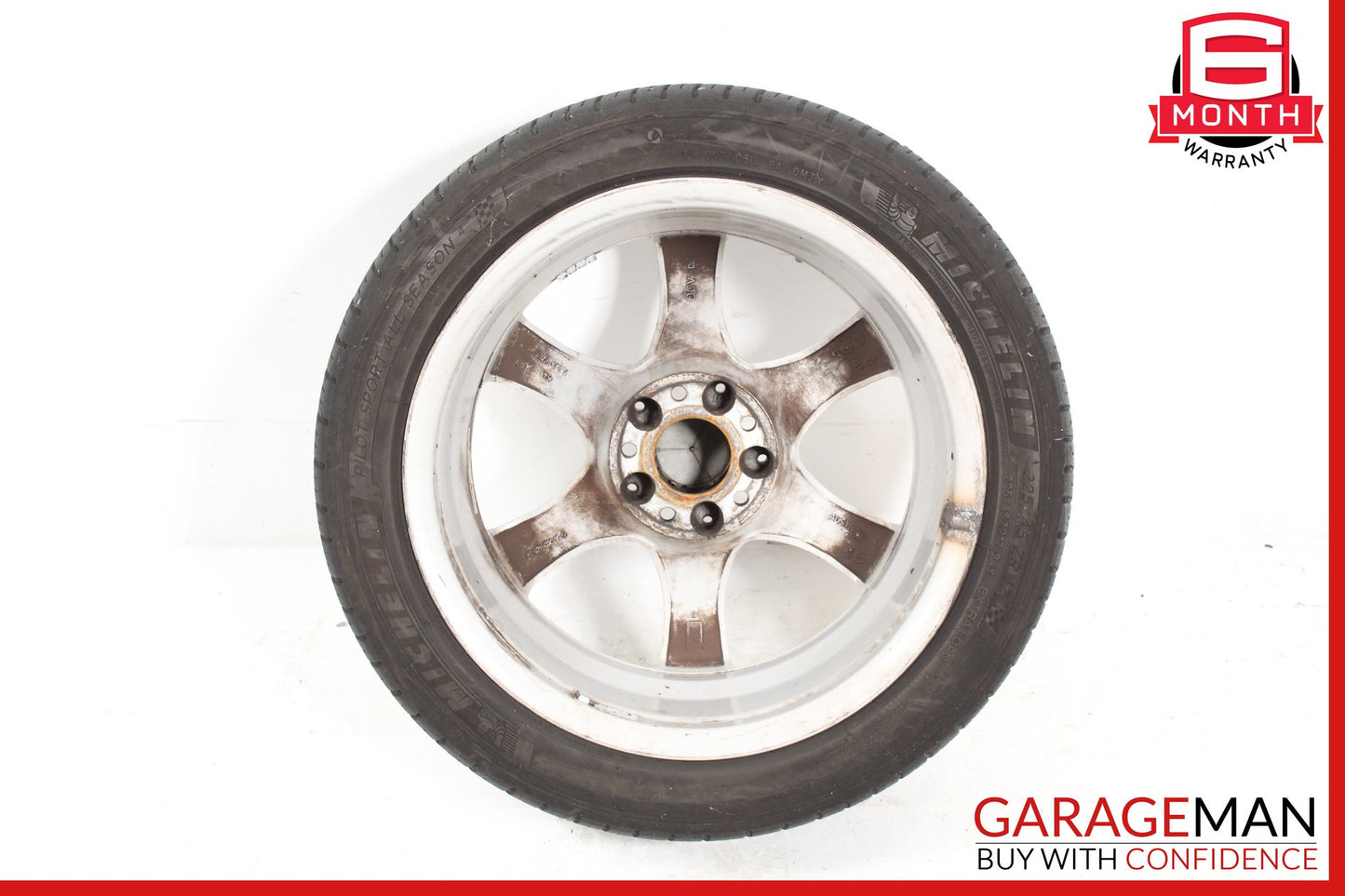 2005-2007 Mercedes W203 C230 C350 Front Wheel Rim w/ Tire 7.5JX17H2 ET36 OEM