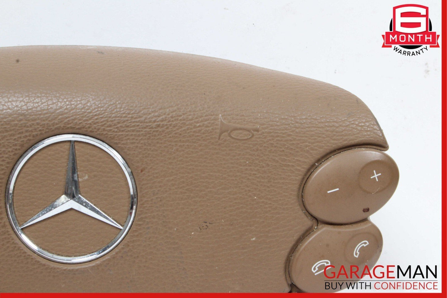 03-12 Mercedes E350 CLS500 SL500 G55 AMG Steering Wheel Airbag Air Bag Brown