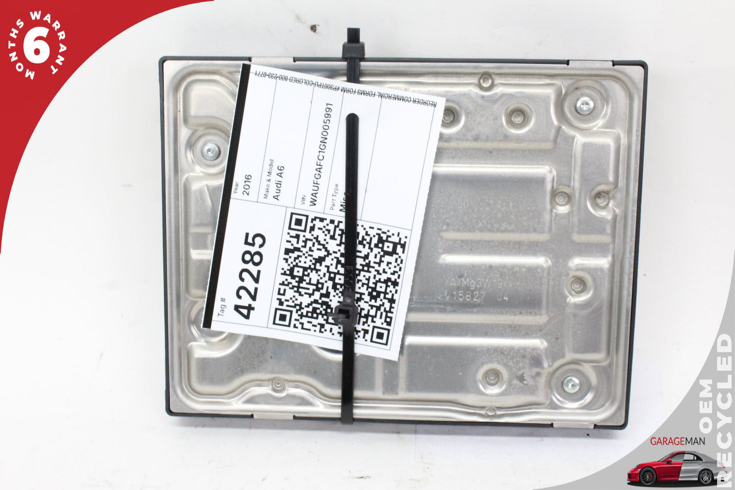 16-17 Audi A6 C7 Sedan On Board Supply Body Control Module 4H0907063DM Genuine
