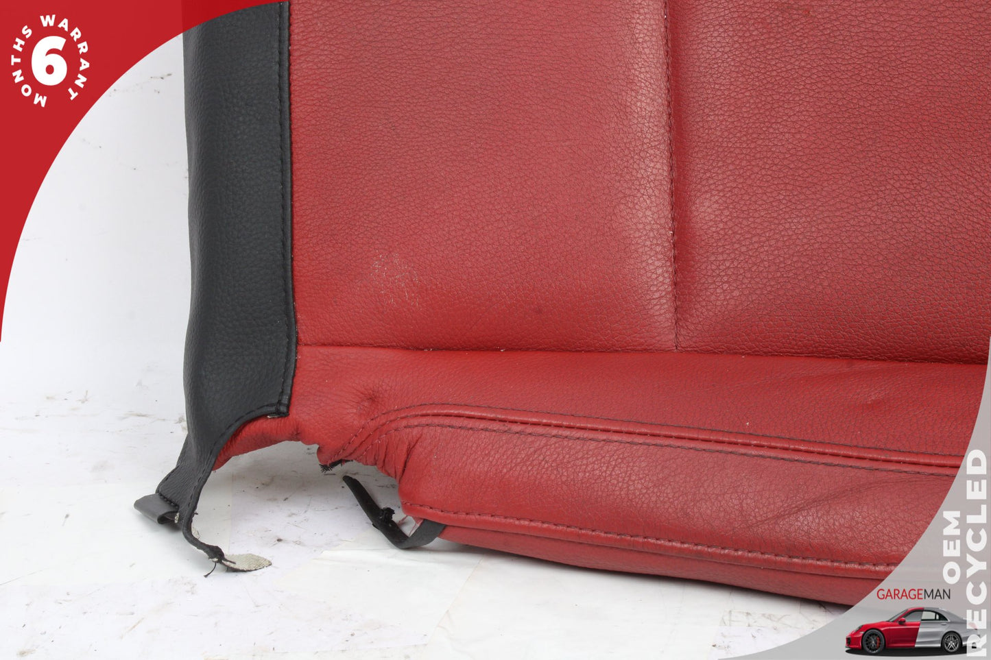 2007-2013 BMW 335is 328i Front Right Lower Bottom Seat Cushion Red 7253056 OEM