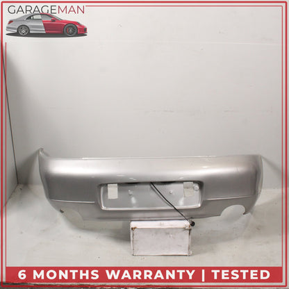 1999-2001 Porsche 911 Carrera 996 Rear Bumper Cover Arctic Silver Metallic OEM