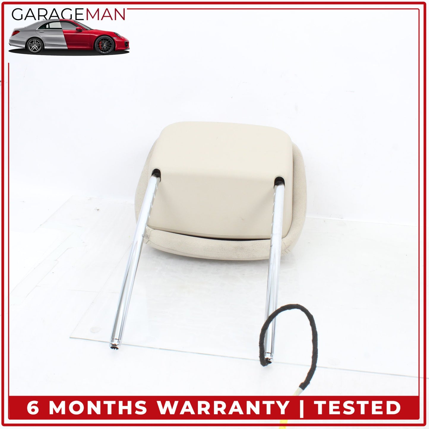2010-2017 Mercedes C207 E400 Coupe Front Left and Right Seat Headrest Beige OEM