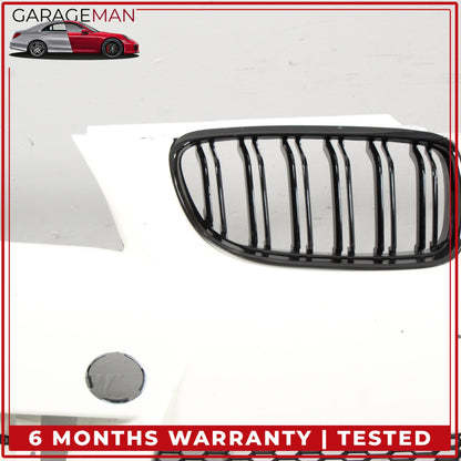 2006-2008 BMW 335i E90 M3 Style Front Bumper Cover Assembly w/ Grille Alpine White III