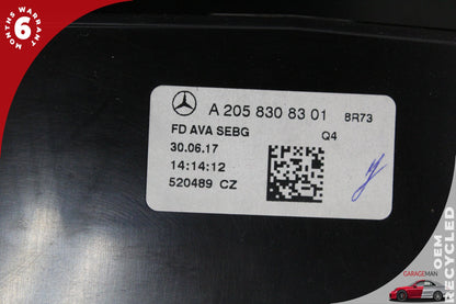 2015-2020 Mercedes W205 C350e C300 Rear Center Console A/C Air Vent Trim OEM