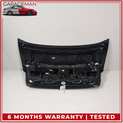 2017-2023 BMW 530e G30 Rear Trunk Lid Panel Assembly Imperial Blue Metallic OEM
