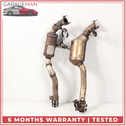 1999-2001 Porsche 911 Carrera 996 Left and Right Side Exhaust Downpipe Set OEM