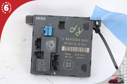 2006-2011 Mercedes W219 CLS550 Rear Right Side Door Control Module Unit OEM