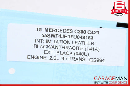 2014-2020 Mercedes-Benz C300 Trunk Tailgate Release Open Handle w/ Camera OEM