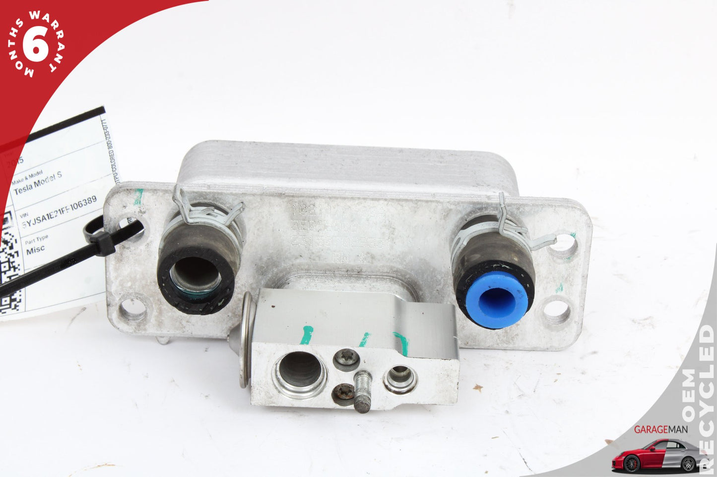 2012-2015 Tesla Model S Battery Cooler Heat Exchanger Cooler 600736200D OEM