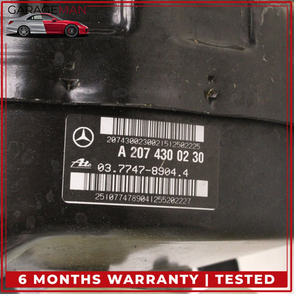 2014-2017 Mercedes C207 E400 Coupe Power Brake Booster Master Cylinder OEM