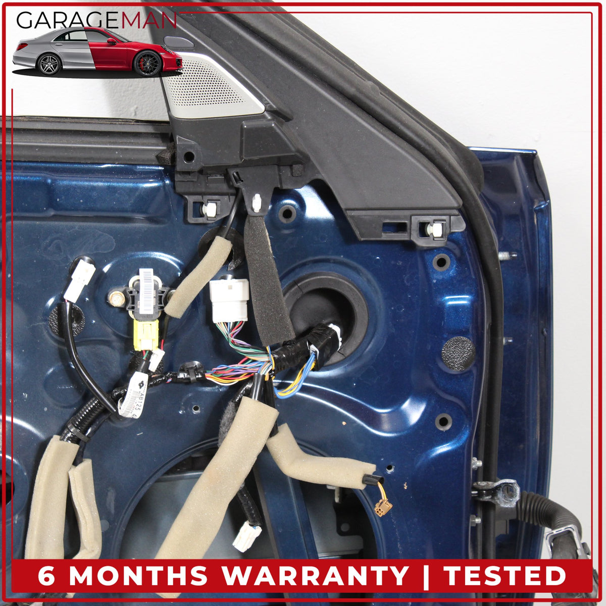 2014-2024 Infiniti Q50 V37 Front Left Driver Side Door Shell Blue H010A4GAMA OEM