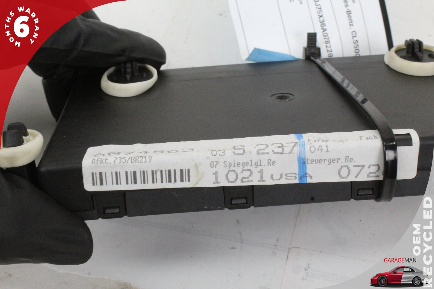 06-11 Mercedes-Benz CLS500 W219 Right Front Passenger Door Control Module 219820