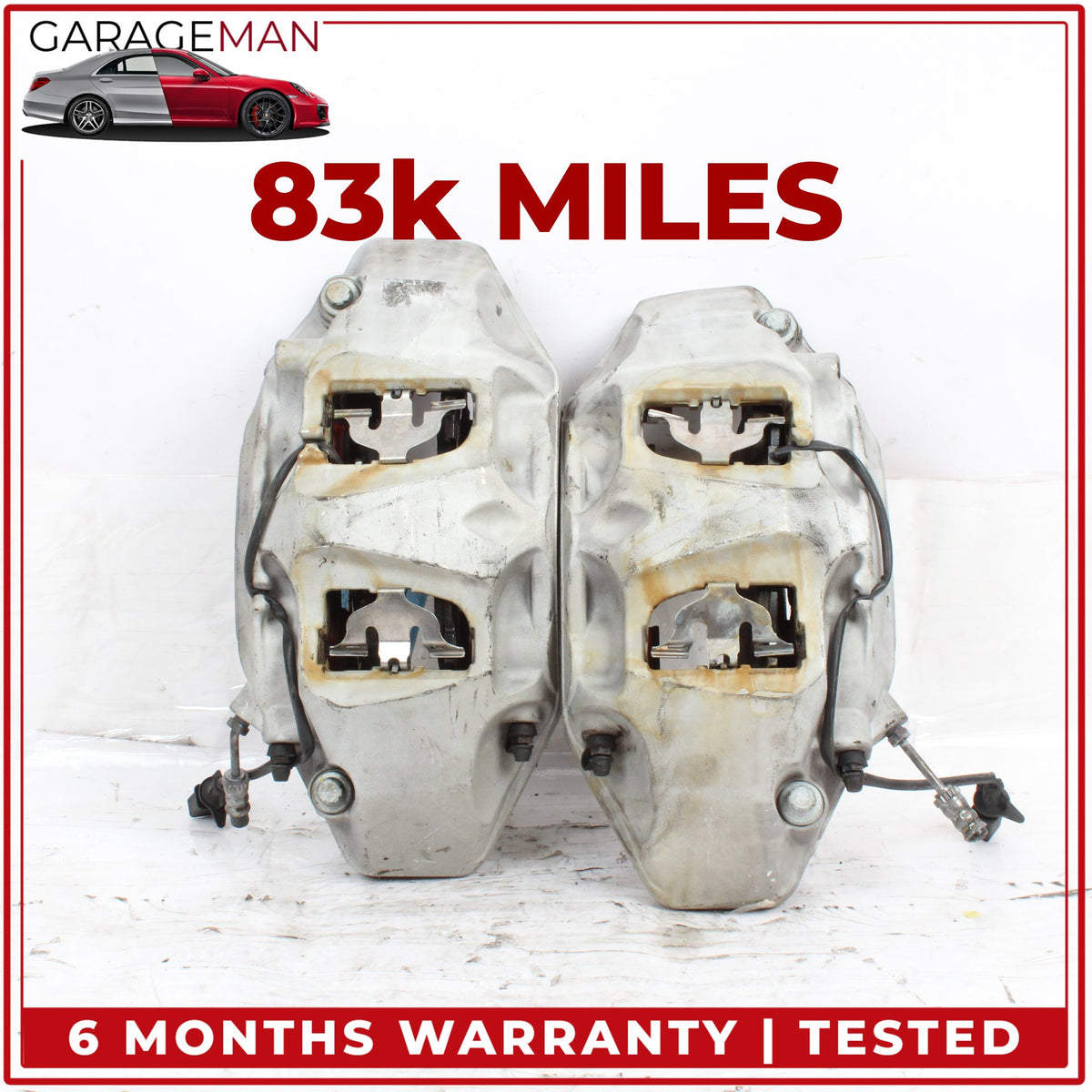 2017-2026 Audi Q7 Front Left and Right Side Brake Caliper Set 4M0615106FS OEM