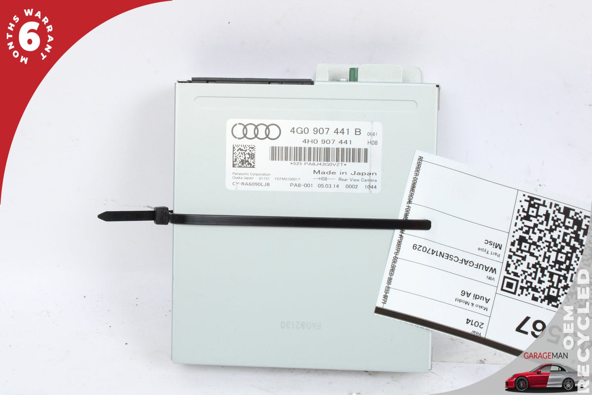 2012-2018 Audi A6 A7 Rear Trunk Camera Control Module Unit 4G0907441B OEM
