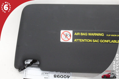 2015-2025 Audi A3 S3 RS3 Right Passenger Side Sun Visor 8W0857552 OEM