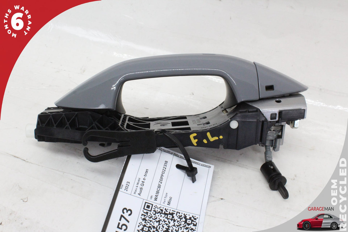 2022-2025 Audi Q4 E-Tron Front Left Side Exterior Door Handle 8V0837885 OEM