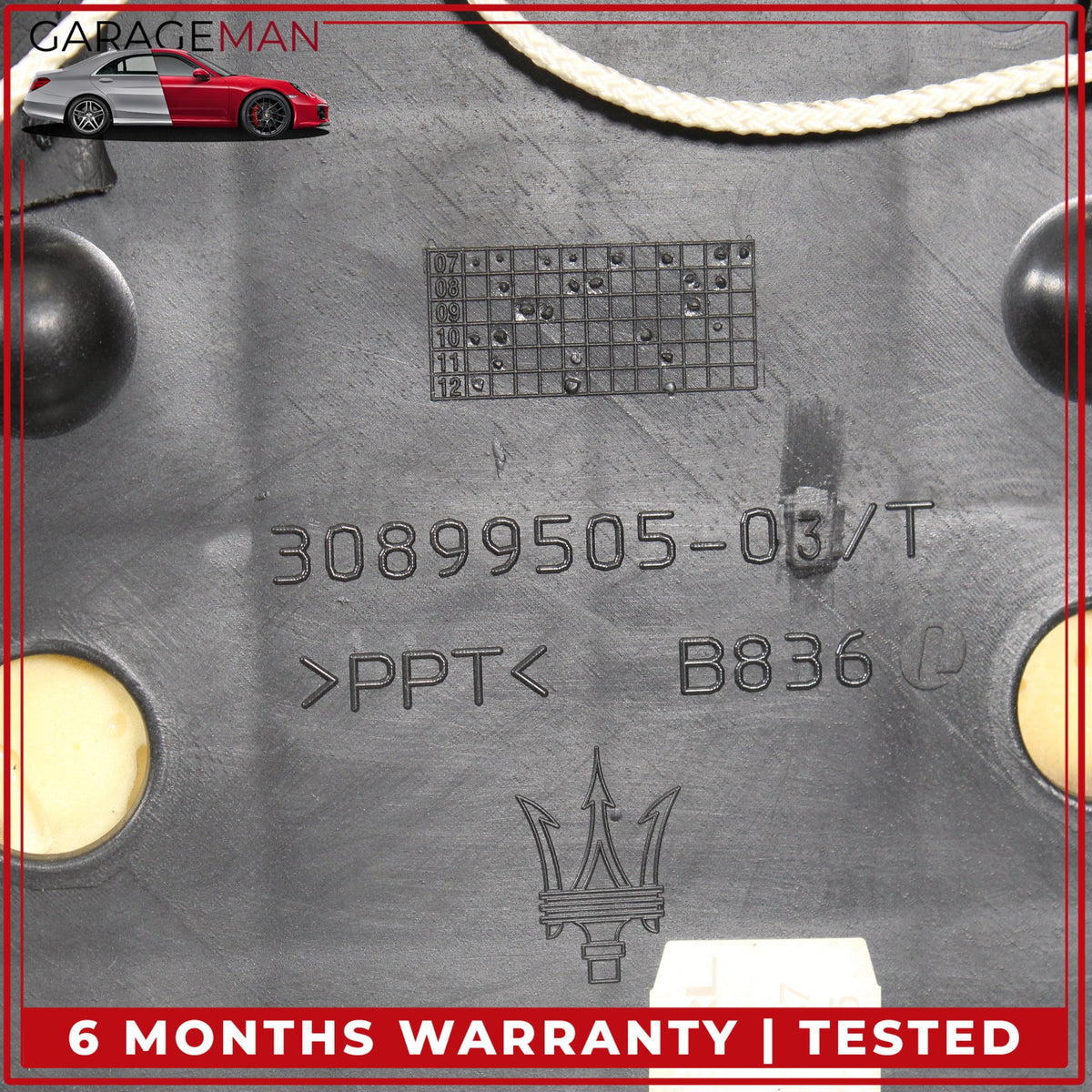 2013-2019 Maserati GranTurismo Rear Right Bottom Lower Seat Cushion Black OEM