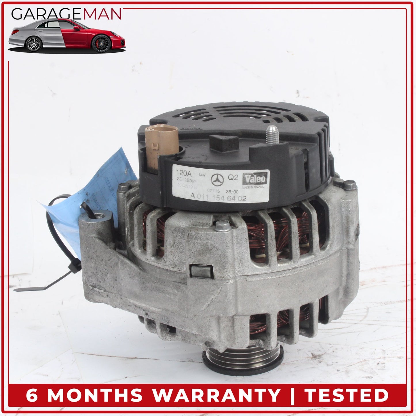 2001-2004 Mercedes R170 SLK320 C320 CLK320 Alternator Generator 0111546402 OEM