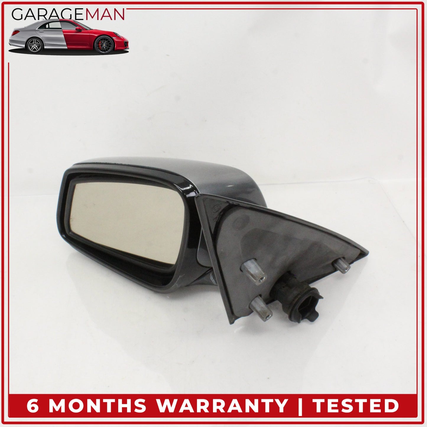 2010-2017 BMW 550i GT Front Left Door Rear View Mirror Space Gray Metallic OEM