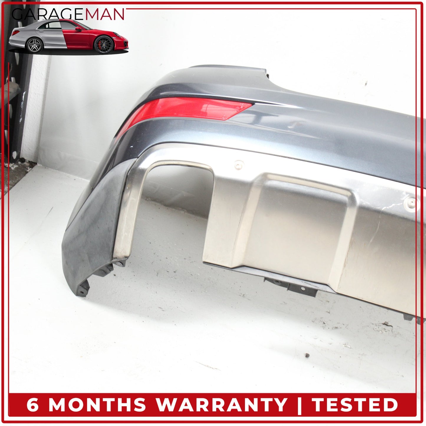 2009-2011 Mercedes W164 ML350 ML550 Base Rear Bumper Cover Assembly Gray OEM