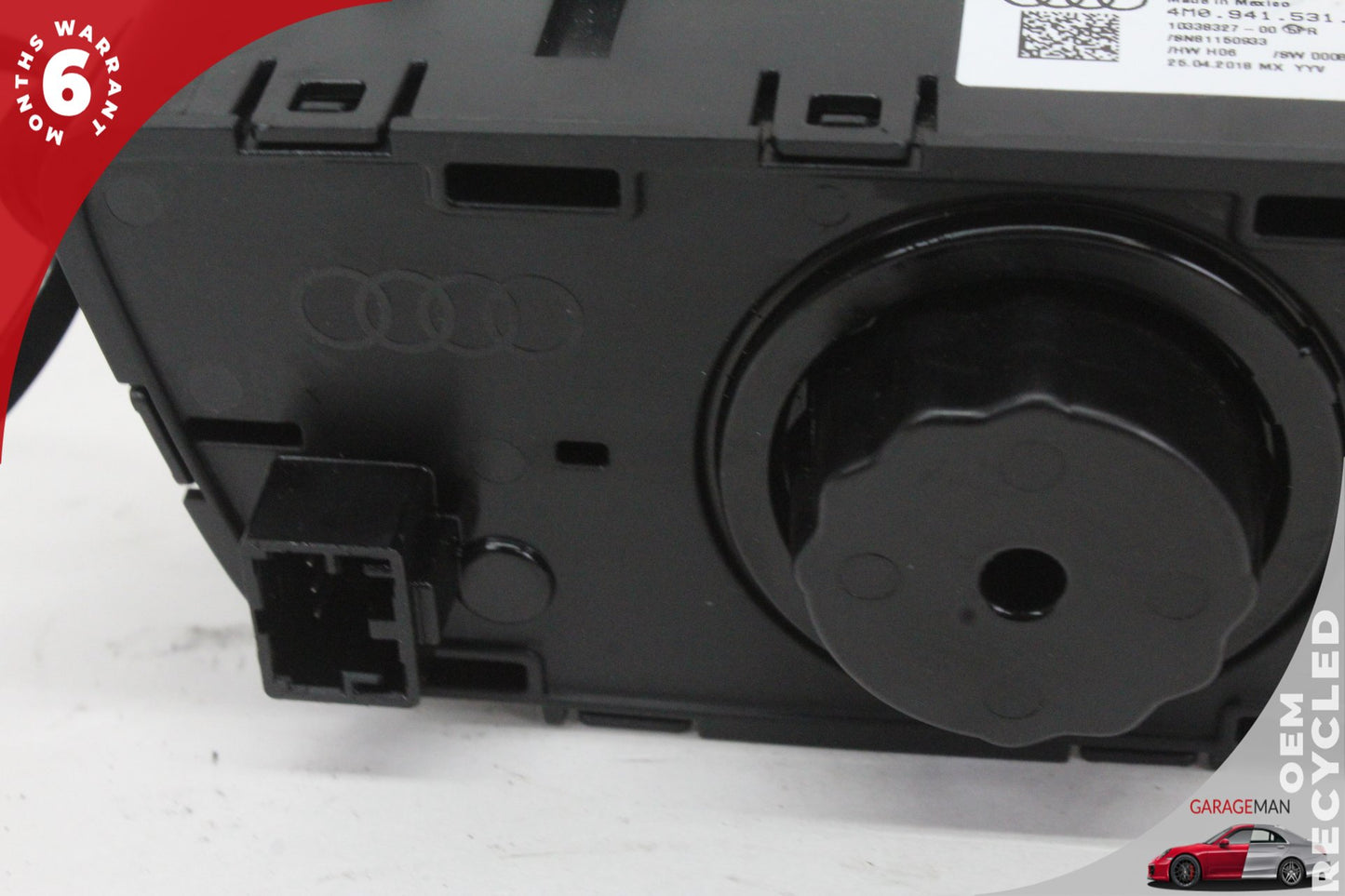 2018-2025 Audi Q5 Front Left Side Headlight Control Switch 4M0941531AG OEM