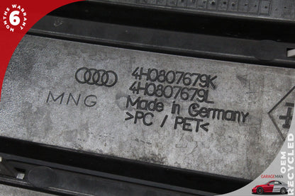 2011-2013 Audi A8 S8 Front Left Side Bumper Fog Light Cover 4H0807679K OEM