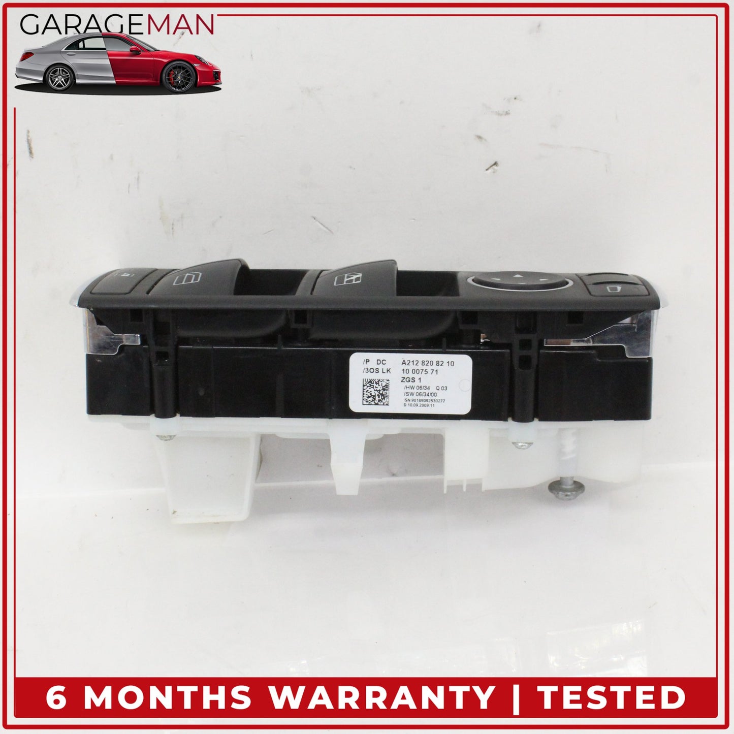 2008-2014 Mercedes W204 C250 Front Left Side Master Window Control Switch OEM