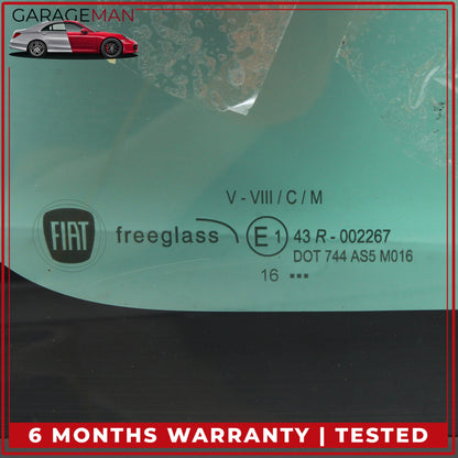 2014-2020 Fiat 500L Rear Right Passenger Side Quarter Window Glass 68201883AA OEM