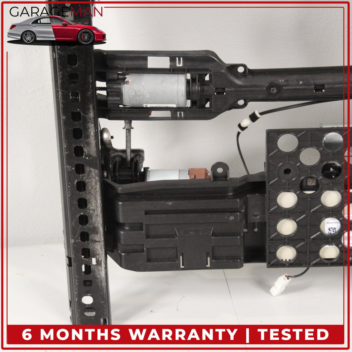 2017-2023 BMW 530e G30 Front Left Side Lower Seat Track Frame Rail w/ Motors OEM