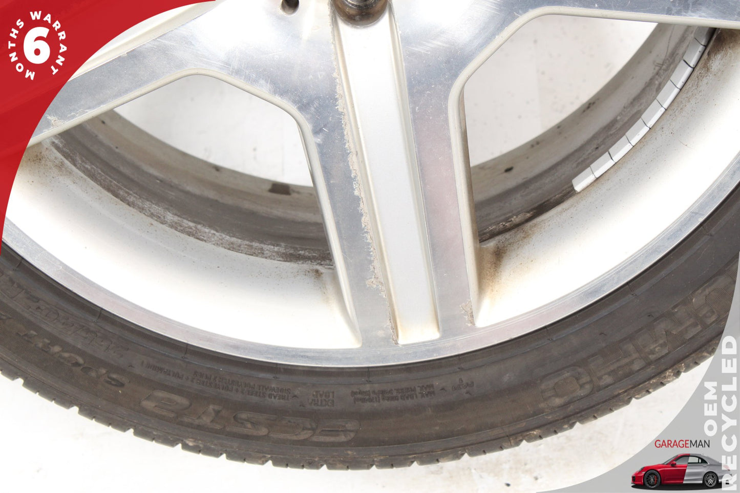 2007-2011 Mercedes W221 S550 S600 Front Wheel Rim w/ Tire 8.5JX19H2 ET43 OEM
