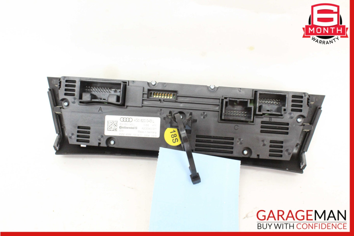 2012-2018 Audi A6 C7 AC Climate Control Panel 4G0820043L Genuine OEM